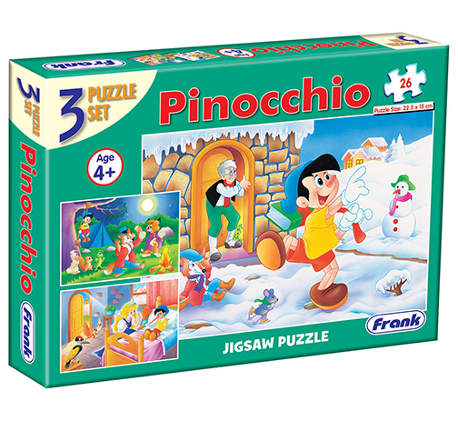 Pinocchio 3 x 26 Pieces